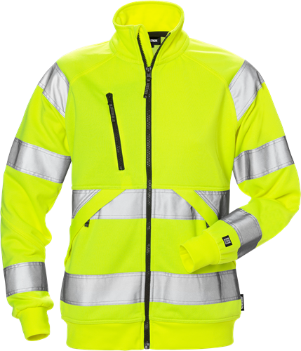 Varsel sweatshirt-jacka 7427 SHV klass 3, dam