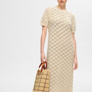 Selected Femme Vinna Long Knit Klänning
