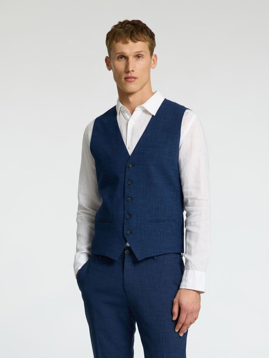 Selected Homme Oasis väst lin - Bild 9