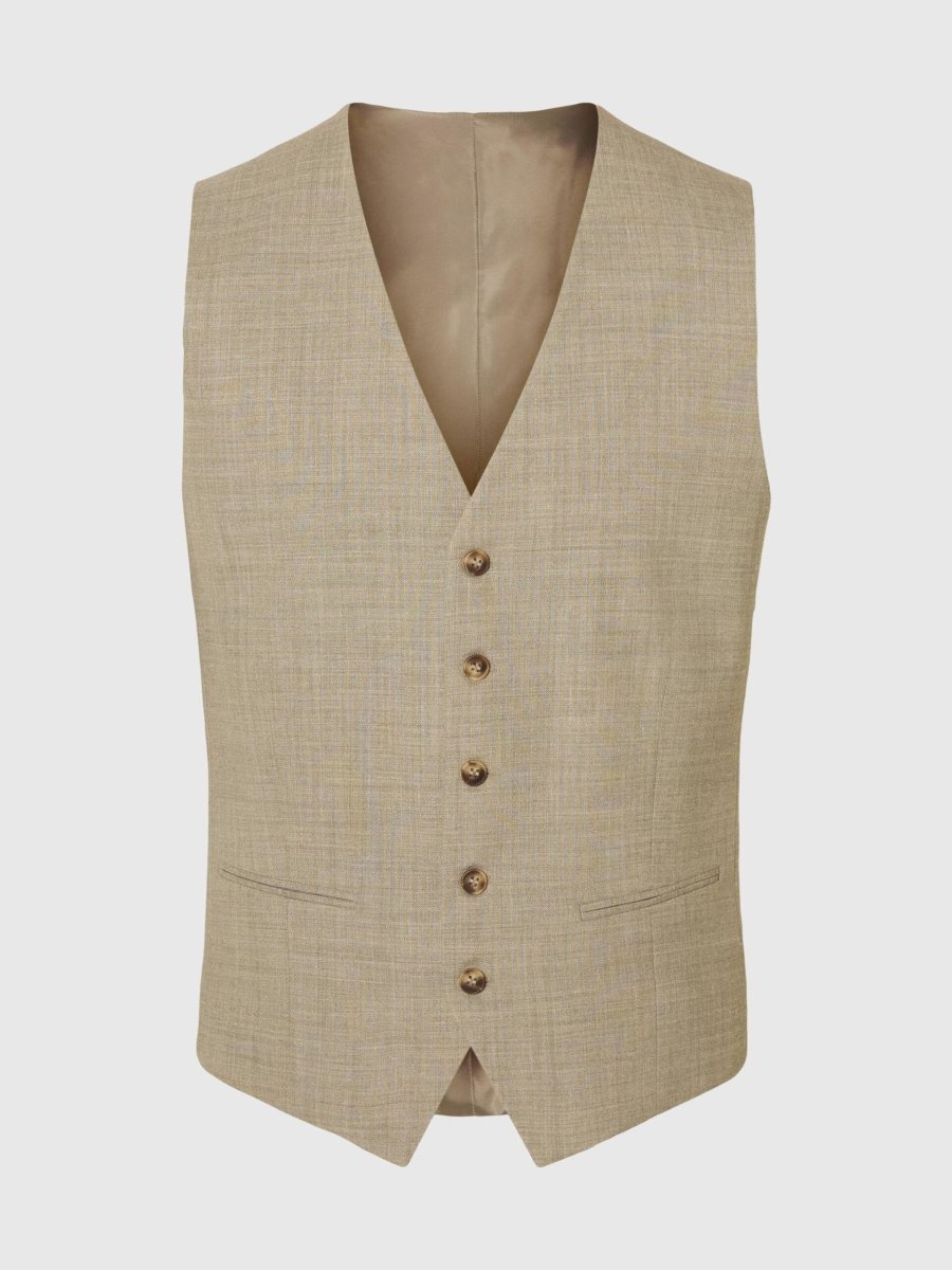 Selected Homme Oasis väst lin - Bild 6