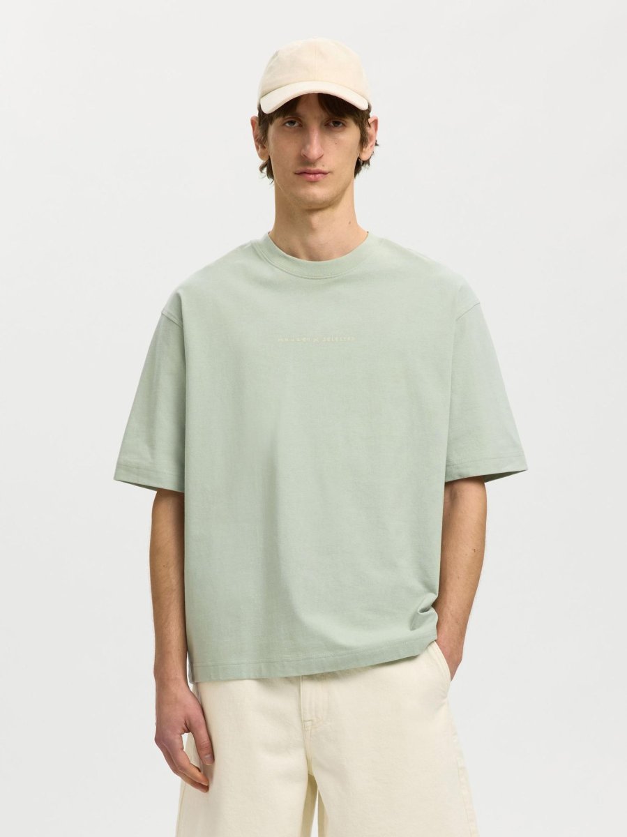 Selected Homme Relaxed Norman License Backprint Tee - Bild 5