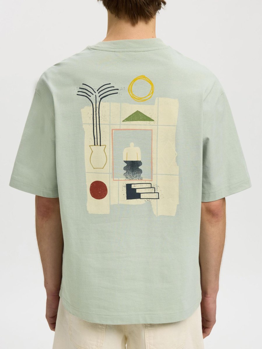 Selected Homme Relaxed Norman License Backprint Tee - Bild 6