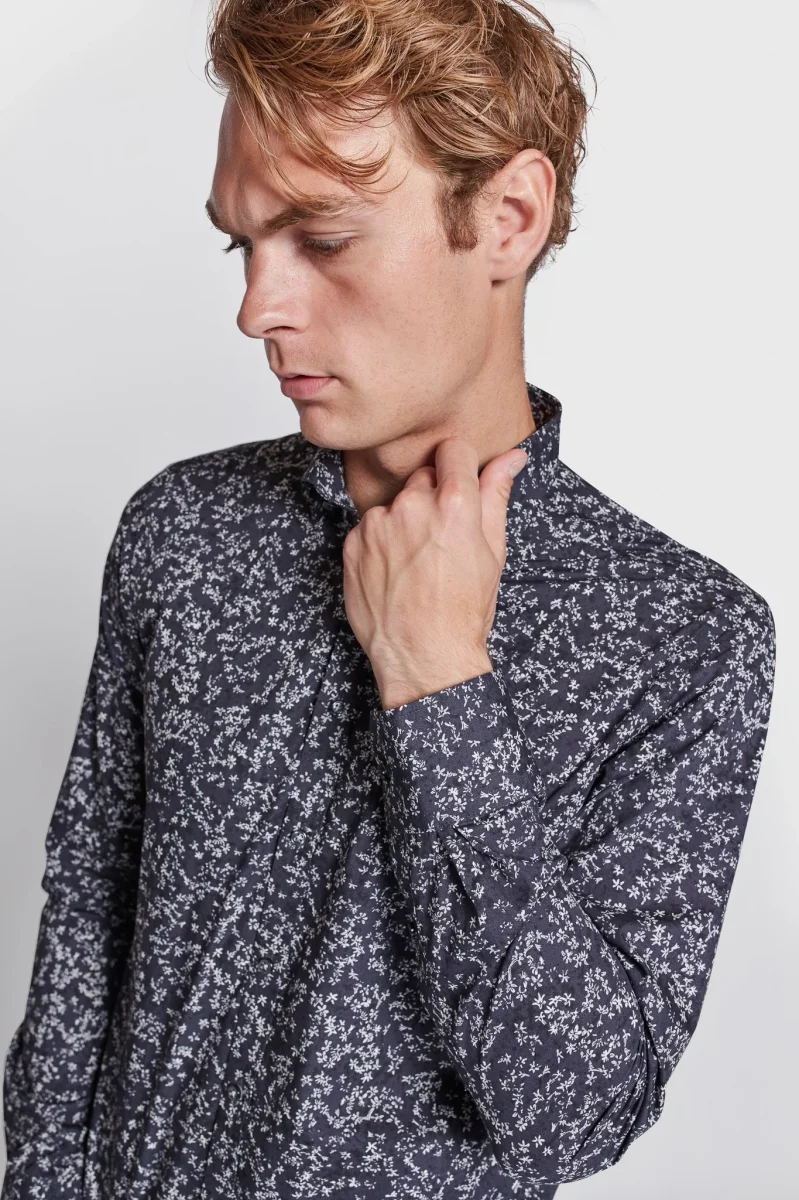 BS Jackson Slim Fit Skjorta - Navy - Bild 6