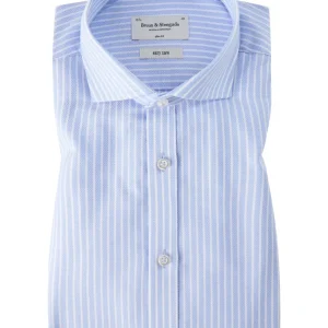 BS Dylan Slim Fit Skjorta - Ljusblå