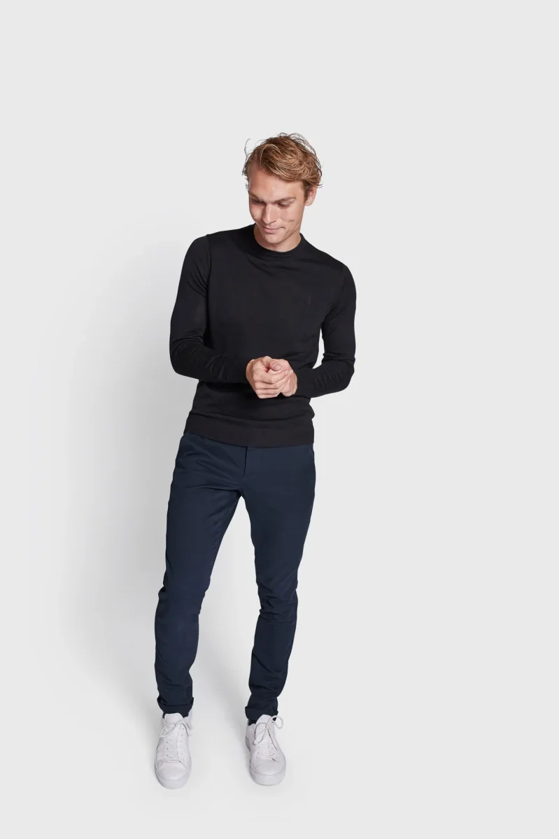 BS Lance Slim Fit Chinos - Navy - Bild 4