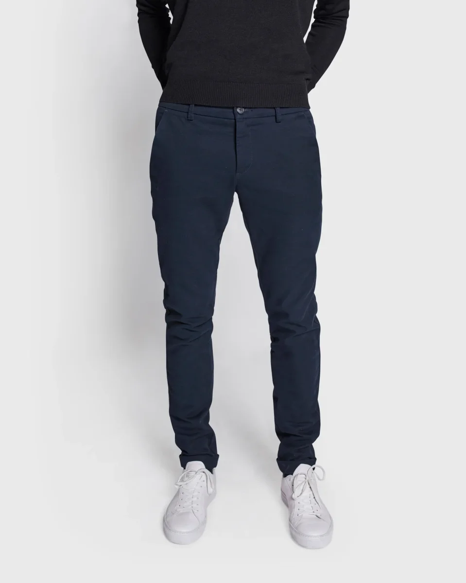 BS Lance Slim Fit Chinos - Navy - Bild 5