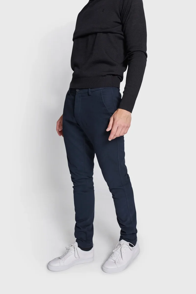 BS Lance Slim Fit Chinos - Navy - Bild 6