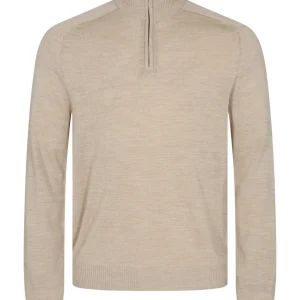 BS Pelle Regular Fit Stickat - Sand