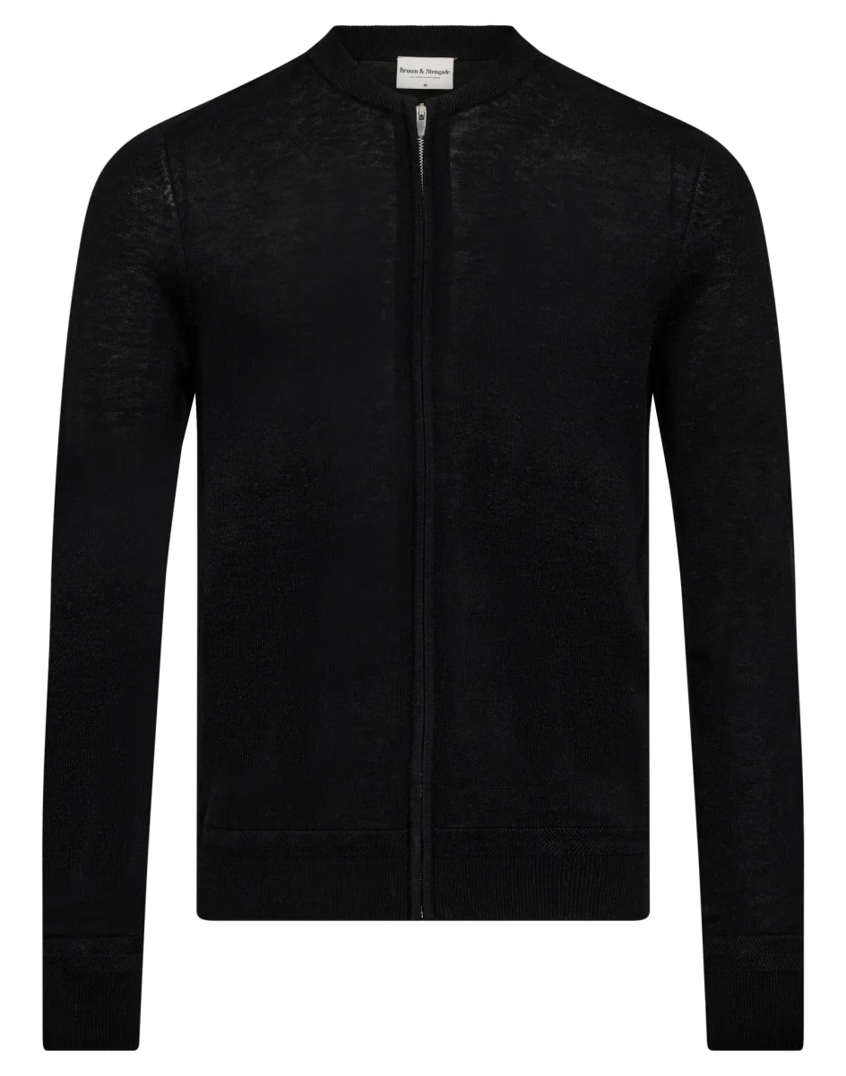 BS Alon Regular Fit Stickat - Black