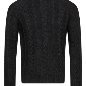 BS Nako Regular Fit Stickad tröja - Charcoal