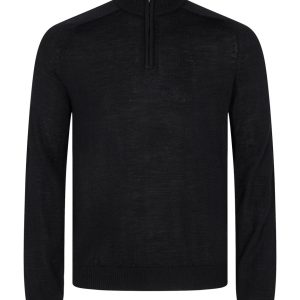 BS Pelle Regular Fit Stickat - Black