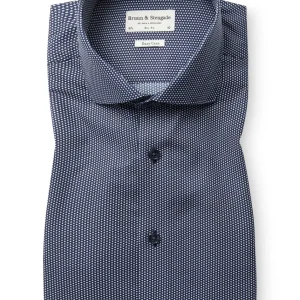 BS Henderson Slim Fit Skjorta - Navy