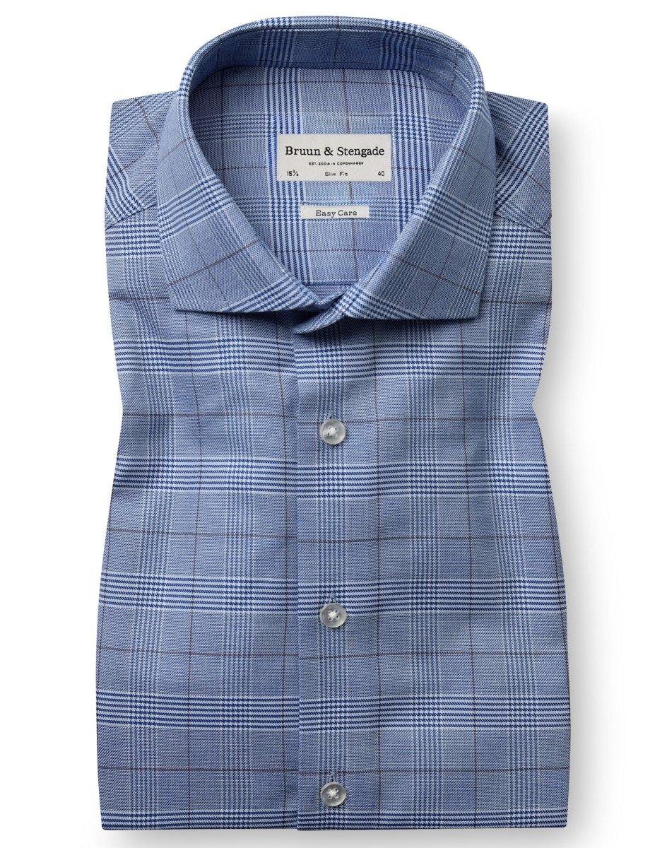 BS Ramirez Slim Fit Skjorta - Blue - Bild 2