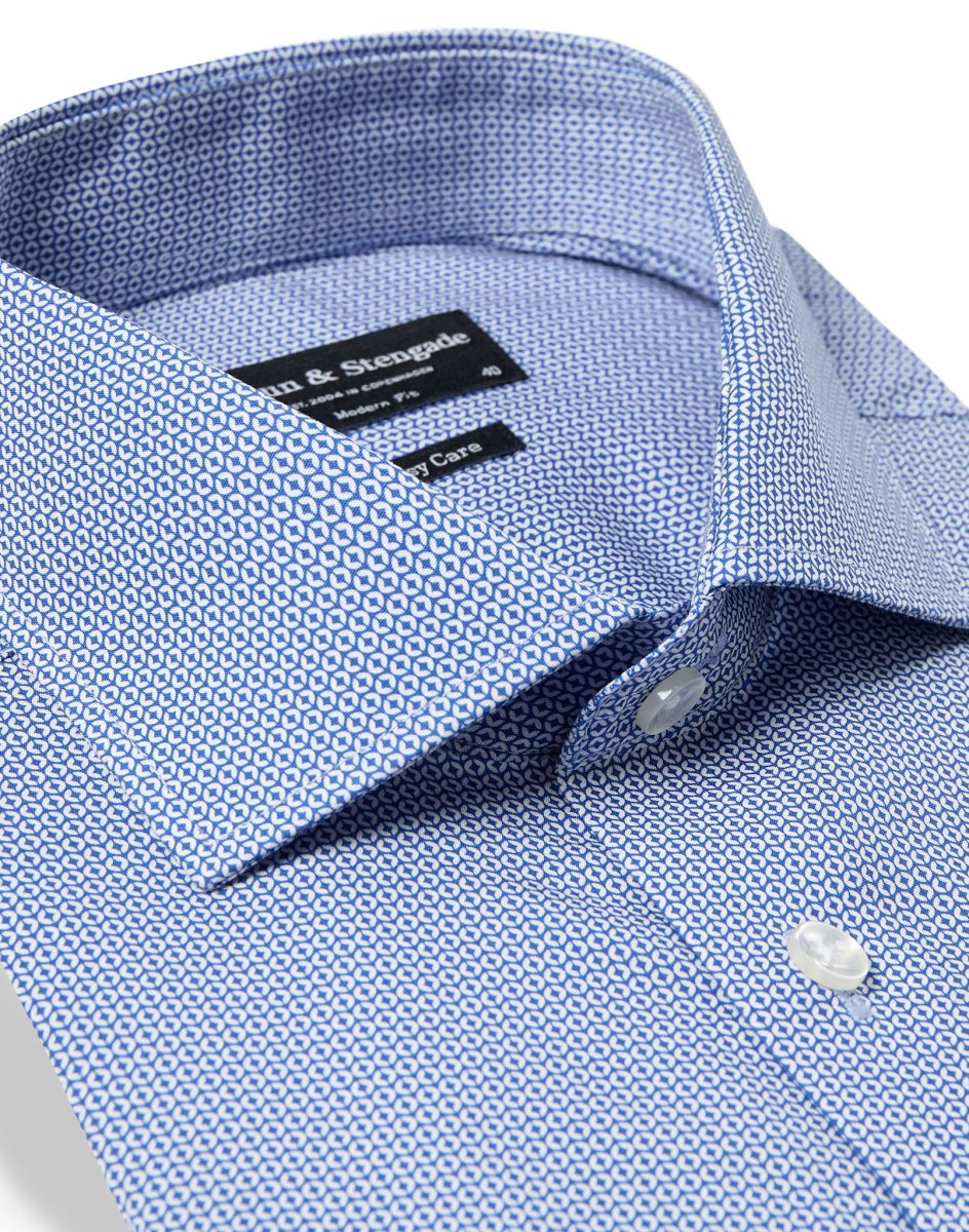 BS Zack Modern Fit Skjorta - Blue - Bild 3