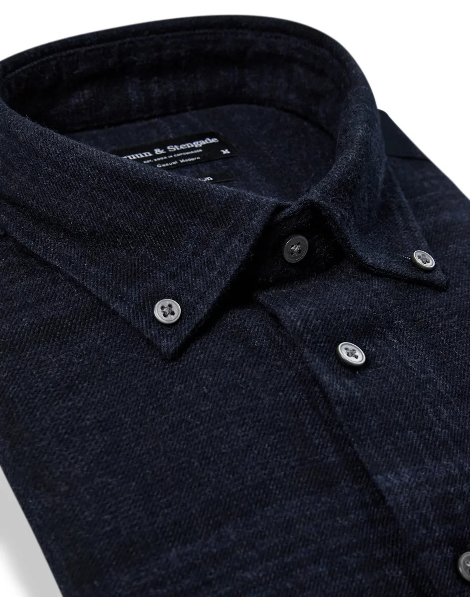 BS Akhlaq Casual Modern Fit Skjorta - Thunder - Bild 3
