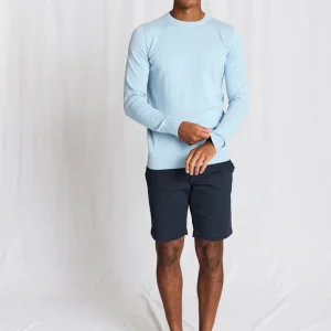 BS Jupiter Regular Fit Stickat - Light Blue