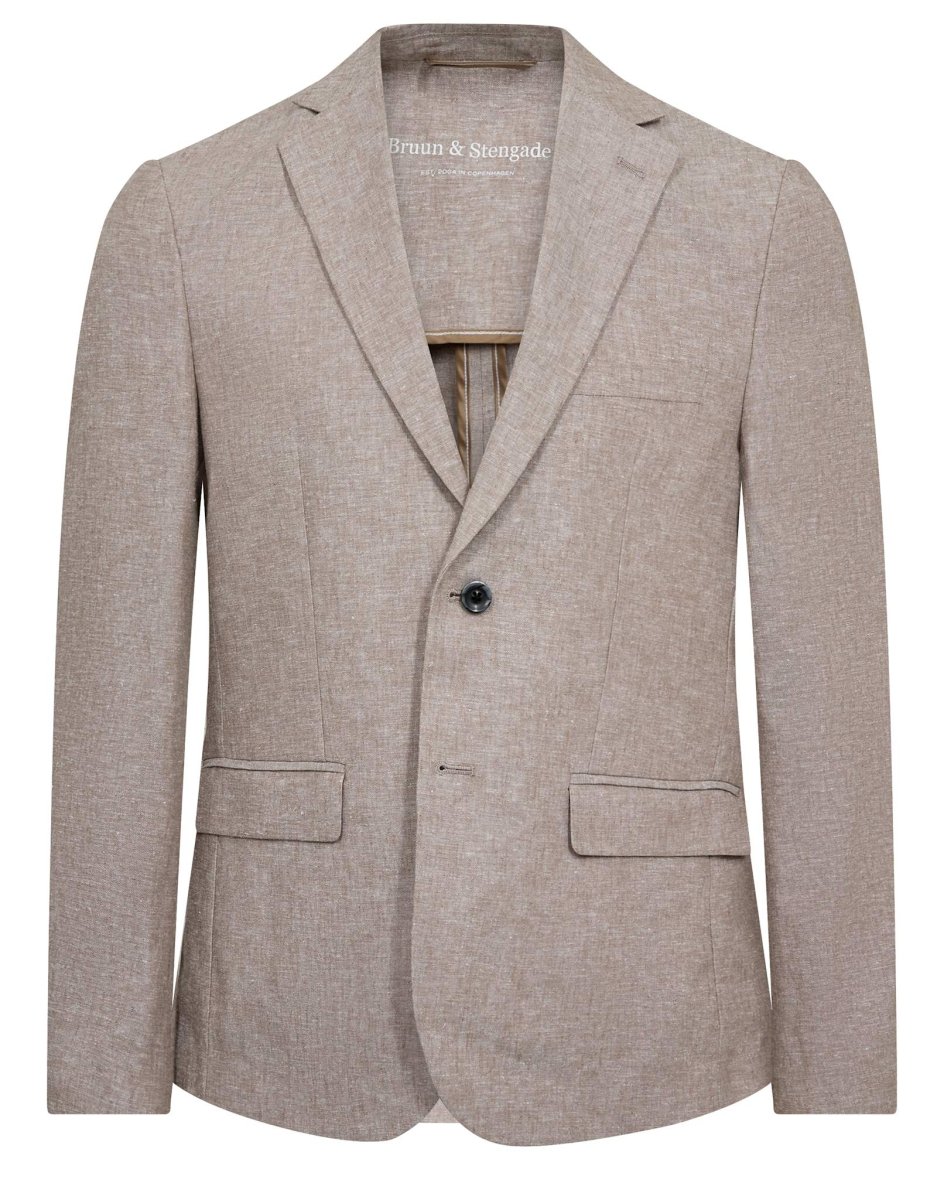 BS Sasso Classic Fit Kavaj - Brun - Bild 2