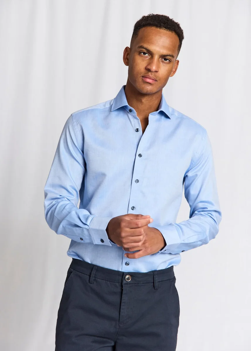 BS Hendrik Slim Fit Skjorta - Blue