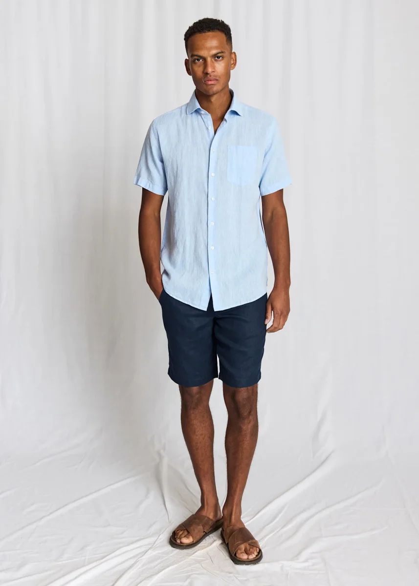 BS Bardet Casual Modern Fit Skjorta - Light Blue