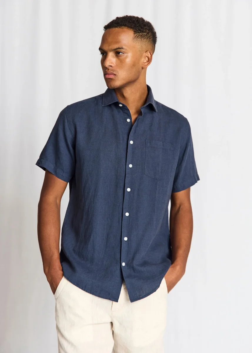 BS Bardet Casual Modern Fit Skjorta - Navy - Bild 3