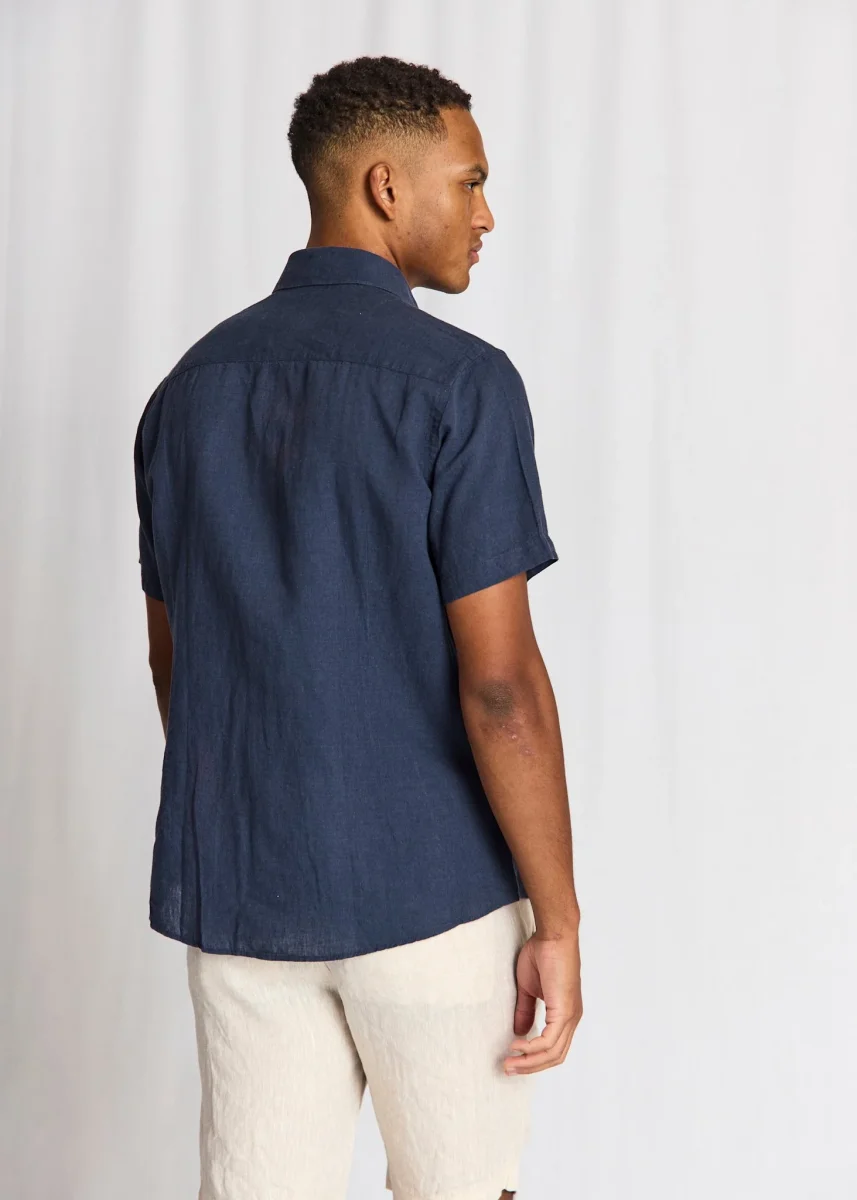 BS Bardet Casual Modern Fit Skjorta - Navy - Bild 4