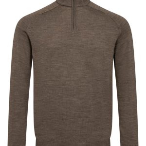 BS Pelle Regular Fit Stickat - Brown