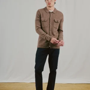 BS Moldova Regular Fit Stickat - Mink
