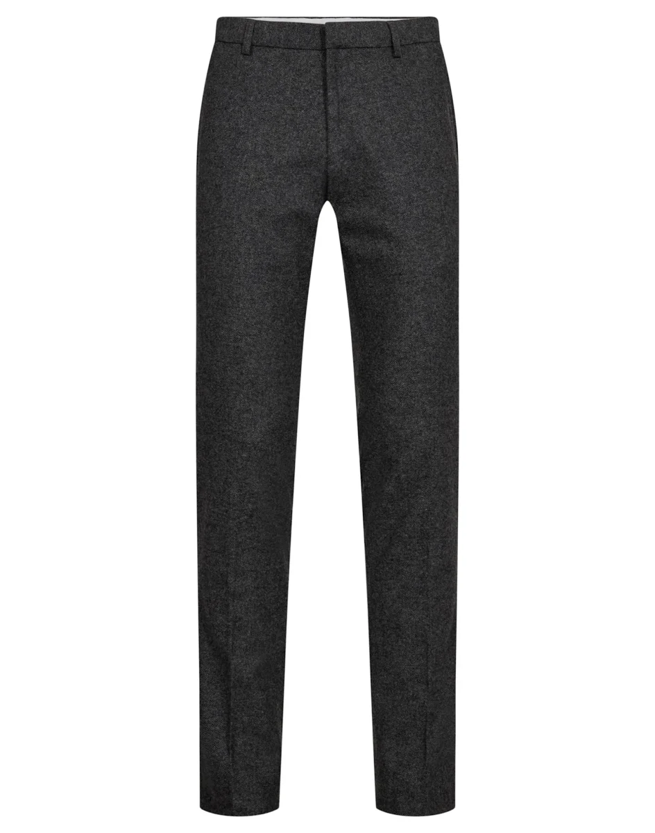 BS Melliw Classic Fit Kostymbyxor - Grey - Bild 5