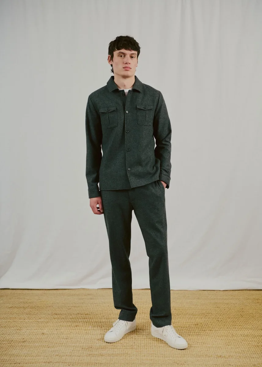 BS Melliw Classic Fit Kostymbyxor - Grey