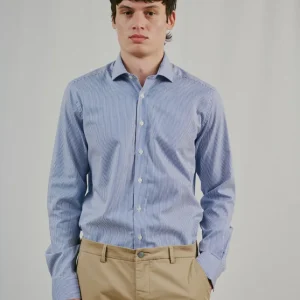 BS Ferrante Slim Fit Skjorta - Navy