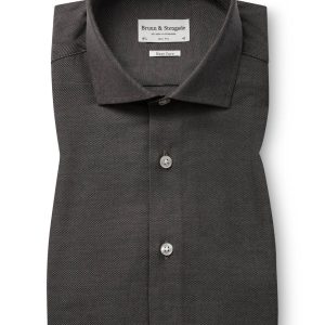 BS Osemann Slim Fit Skjorta - Dark Grey