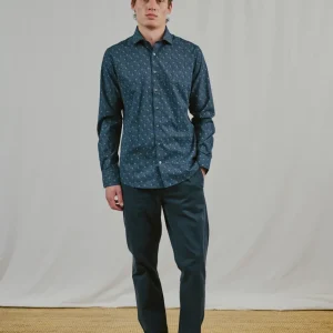 BS Buk Modern Fit Skjorta - Navy