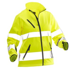 1210 Softshelljacka Dam Varsel gul XS