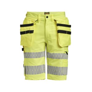 2296 Hantverksshorts Stretch Varsel gul C44