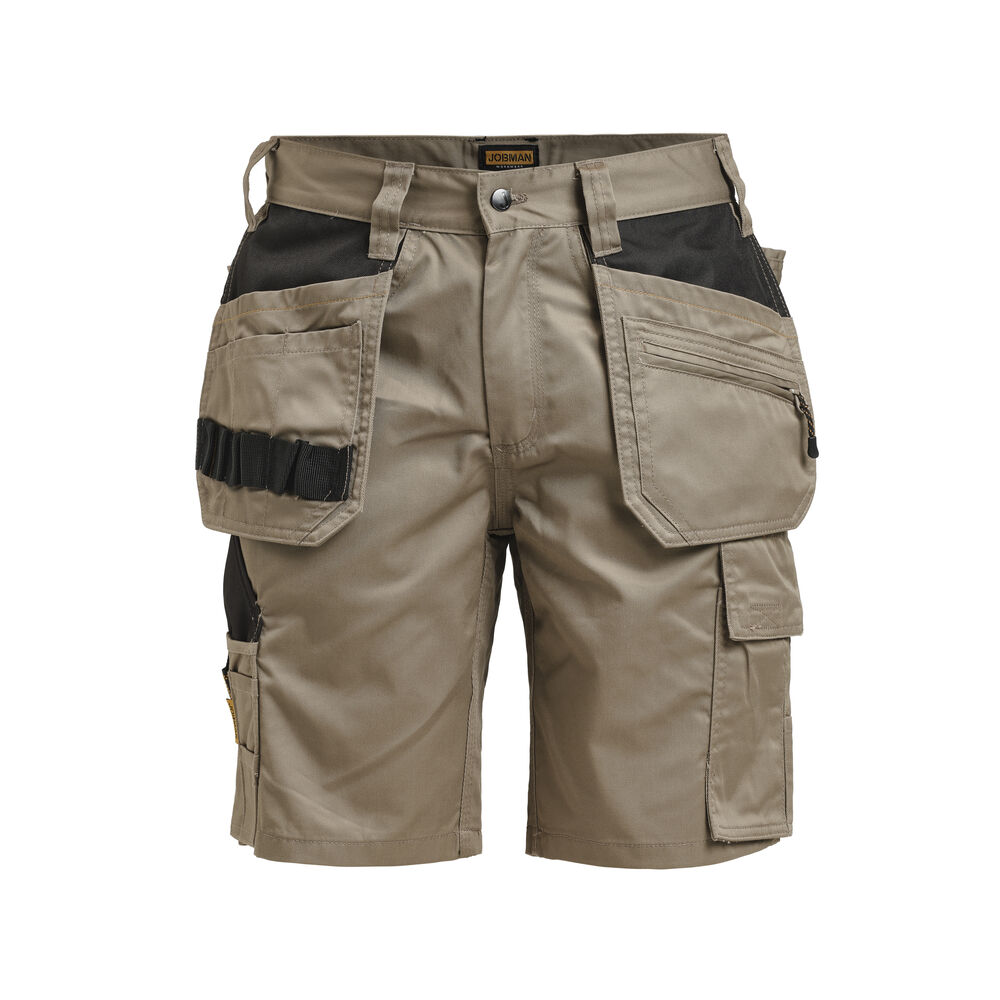 2722 Hantverksshorts khaki/svart C42