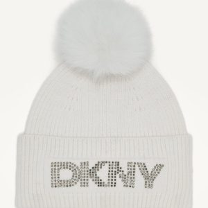 DISCO DKNY FUSKPÄLSMÖSSA MED POMPOM