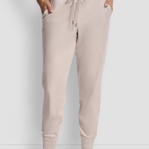 SLIM FIT JOGGER MED HD-BRODERI OCH LOGOTYP I VELOUR
