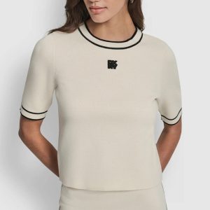 BESKRIVEN FÄRGBLOCKAD ARMBÅGSÄRM MED LOGOTYP