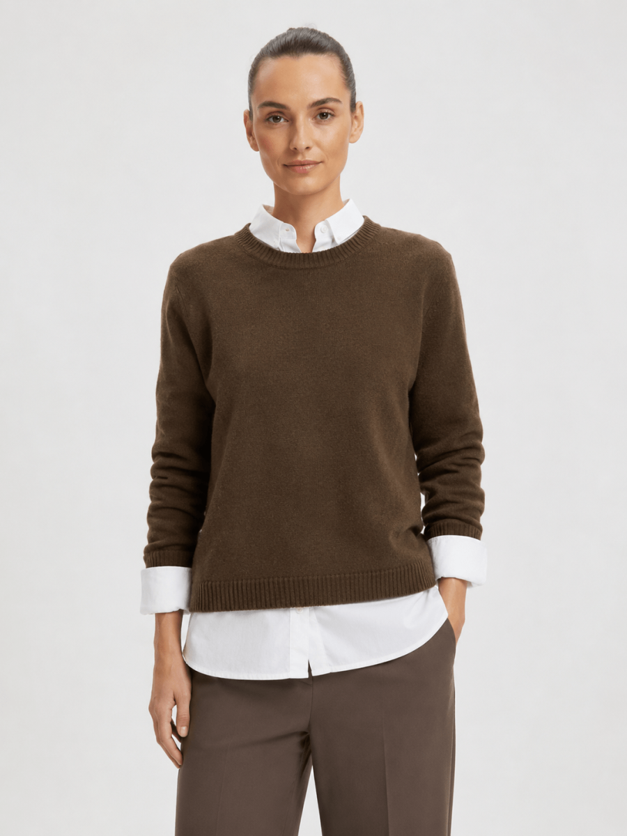 Selected Woman New Lulu LS Knit O-neck - Bild 2
