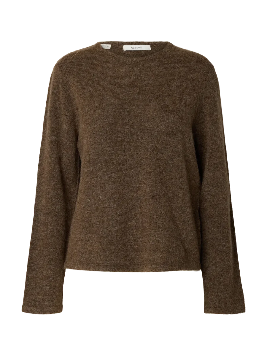 Selected Woman New Lulu LS Knit O-neck - Bild 4