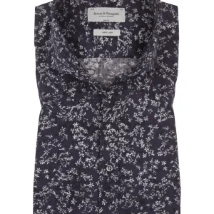 BS Jackson Slim Fit Skjorta - Navy