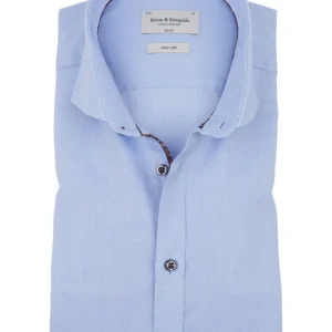 BS Lowman Slim Fit Skjorta - Light Blue