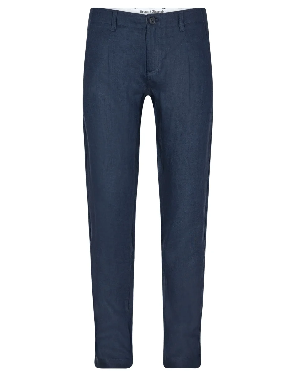 BS Enrique Slim Fit Chinos - Marinblå