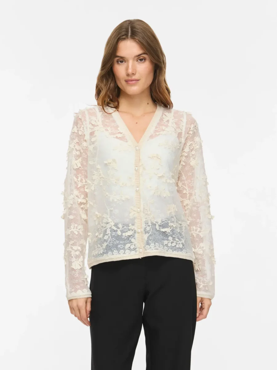 Vila Julietta V-neck Kofta - Bild 4